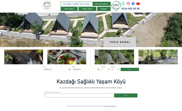 Kazdağları Subaşı: Kazdağları Sağlıklı Yaşam Köyü ' nun Otel Web Sitesi ve Kurumsal Kimlik Çalışması yapıldı.