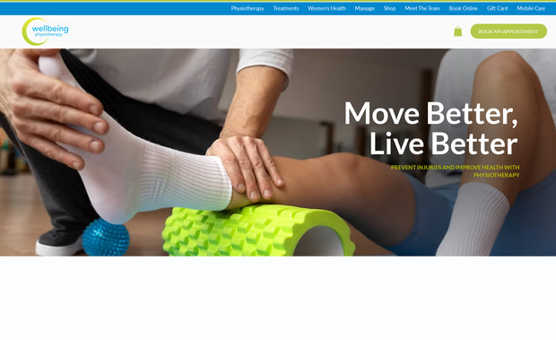 Wellbeing Physio: Revamping and enhancing SEO for a Perth physio – one of three Wix websites we’re upgrading for these amazing clients!