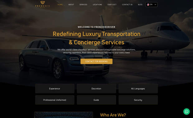 Frenchie Driver: Frenchiedriver specializes in high-end, luxury chauffeur services, catering to a diverse range of needs from simple transfers to extended missions. With over 14 years of experience, we are adept at managing assignments that span from a few days to several months, serving high-profile clients including corporate executives requiring annual chauffeurs, as well as handling sensitive missions for governments and embassies.