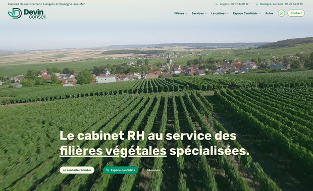 Devin Conseil: Cabinet de recrutement spécialisé dans la filière agricole végétale.