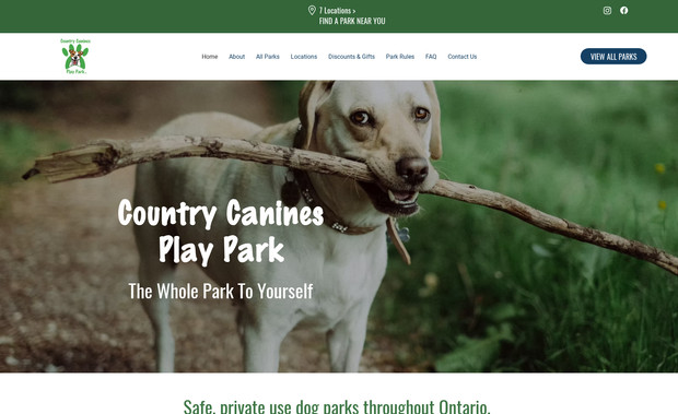 Country Canines Play Park: 
