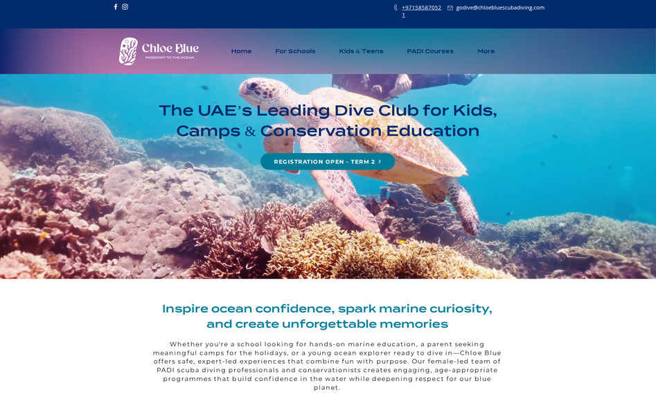 Chloe Blue Scuba: Chloe Blue Scuba