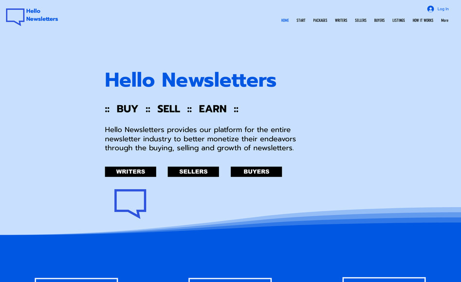 HelloNewsletters: A platform for buying and selling newsletters.  