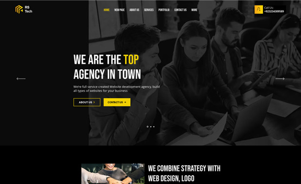 RSTECH WEB AGENCY: This is my personal website and full site i was designed custom using my website experience and done SEO 100%