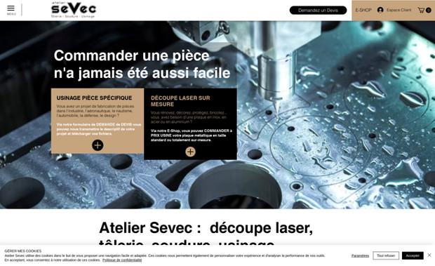 Atelier Sevec: Création d'un configurateur de produits personnalisé.