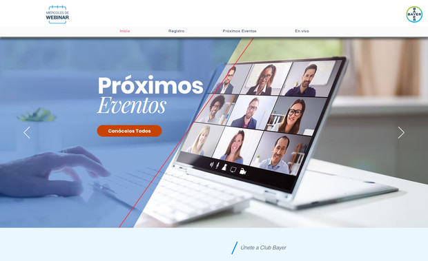 Miercoles de Webinar: Plataforma para transmisiones de formación en Vivo para Bayer Iberia