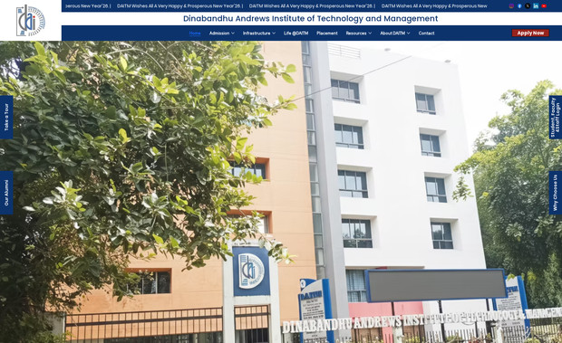 Daitm college: We at Blumdata, experts in Wix website development and customization, have completely redesigned the official website DAITM.org.in using Wix. The new website has been built to showcase the college’s profile, academic excellence, and facilities in a globally appealing way, helping them reach students and stakeholders worldwide.
To enhance communication and engagement, we integrated advanced features such as a Wix chatbot, a global inbox for managing all messages in one place, and tools for wider digital reach. We also provided backend access to monitor real-time analytics and traffic insights, along with implementing a Wix CMS that allows the college team to easily upload or edit images on their own.
This project demonstrates how Blumdata, a leading company for Wix website design, SEO-driven Wix websites, and advanced Wix customization, delivers powerful digital solutions tailored for global visibility and long-term growth.
If you are searching for the best partner in Wix website development, real-time analytics integration, or SEO-optimized Wix solutions, Blumdata is your trusted choice.