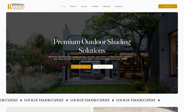 Rockshades: Full Website Design