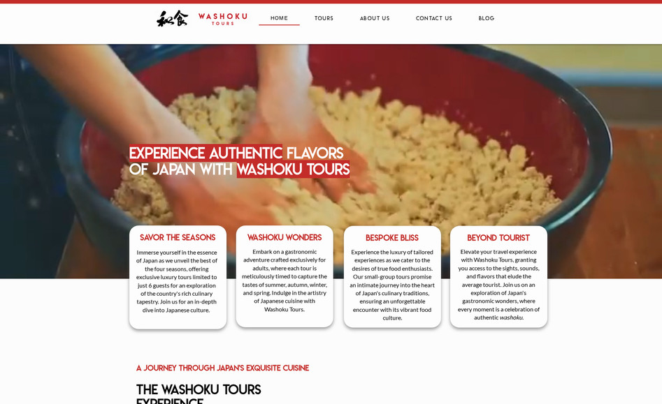 Washoku Tours:        
