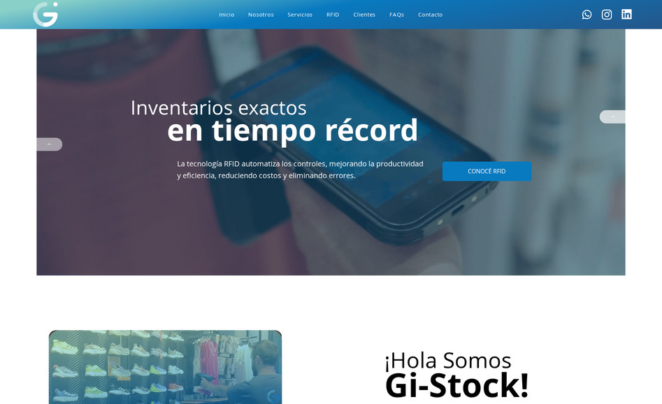 Gi-Stock: Website creation for Gi-Stock