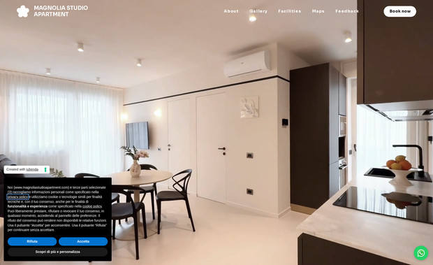 Magnolia Studio Apartment: Creazione Sito Web - Affitti brevi