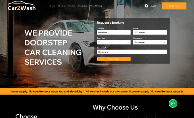 Car2Wash: Car washing service