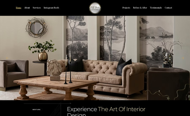 Pretty Spaces: Layal wanted her website redesigned into a more modern website. We created a custom design on Figma from scratch and converted it into an awesome cutting-edge and fully mobile-responsive website!