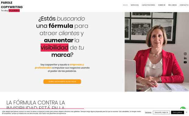 ParoleCopy: Web design