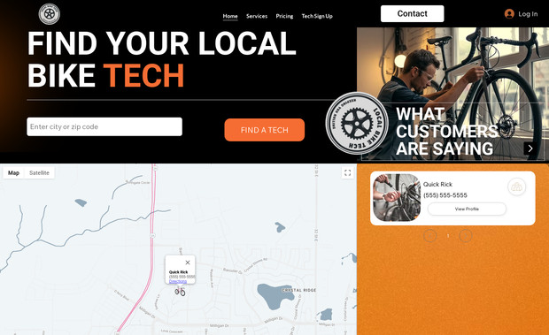 Local Bike Tech: Design from statch
Custom databases
Logic and custom booking system
Change status of booking, schedule pickup and dropoff
Dynamic Pages
Custom member pages
Automations and triggered emails