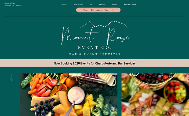 Mount Rose Event Co:  Led website design, photography, and overall business and brand development to establish a strong and cohesive visual identity. Crafted a user-friendly, visually compelling website supported by original photography and strategic brand direction to help the business launch with clarity, consistency, and impact.