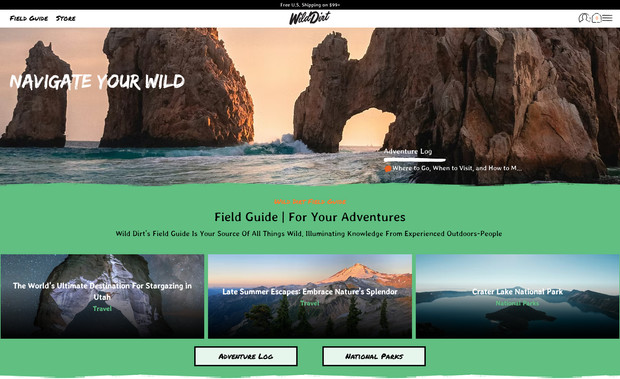 Wild Dirt: Outdoor Community & Brand - Wix Studio - Wix Custom App - Mobile App - Blog , Articles , Member , Groups , Wix Code , Velo , Javascript , Login Sign Up