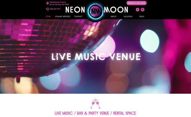 NEON MOON: Walking into Neon Moon starts before you even land on the screen — Midnight Boheme set out to recreate that electric first step through design. From bold neon signage to shadowy lounges, the site channels retro grit and cinematic energy. Through lush visuals, dynamic lighting, and layered textures, the experience feels cinematic and tangible. Navigation flows intuitively across cocktail lounge, live entertainment, and event rental sections, while the design voice frames Neon Moon not just as a venue, but as a mood: sultry, nostalgic, alive. Every scroll pulses with the possibility of a night you’ll never forget.