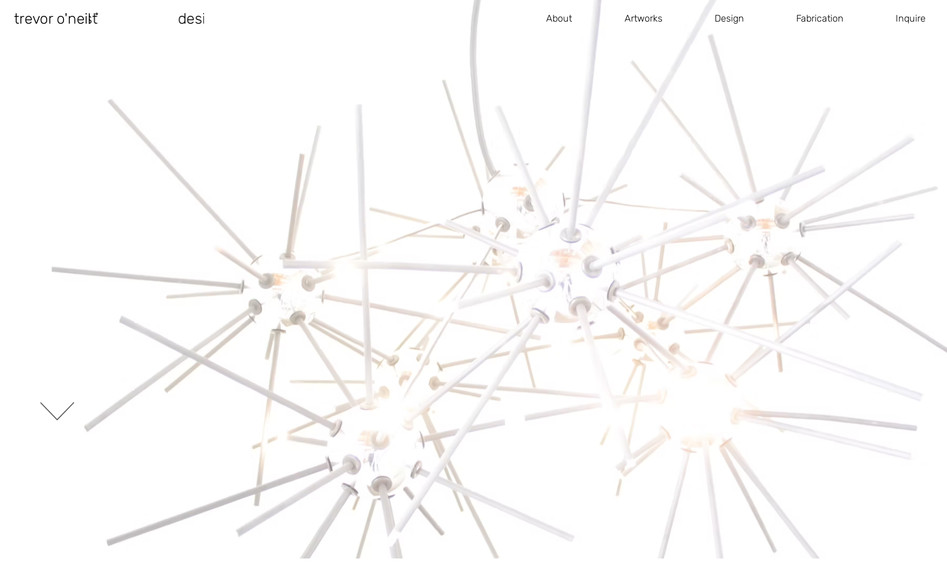 Trevor O'neil - Sculpture Portfolio: Furniture and sculpture designer Trevor O'neil had amazing work, amazing photos, and a lack luster site. We built him a brand new site in Wix Studio to better showcase his amazing body of work. This site features a custom project database and dynamic item pages to display his portfolio.