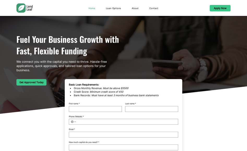 Lend Leaf: undefined