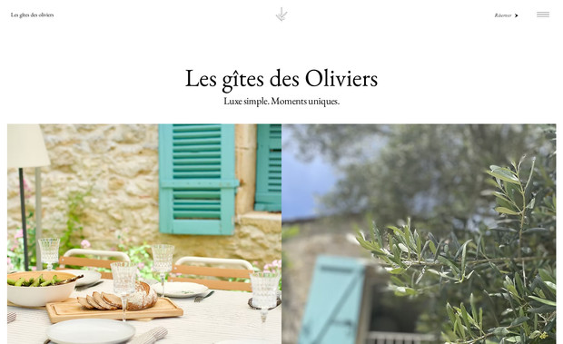 Les oliviers: Création identité visuelle, logo et site web, ligne éditoriale et rédaction, iconographie, référencement SEO.