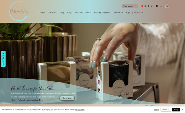 Triple Goddess Soapery: Shannah created a brand board, custom illustrations with AI and fully renovated and redesigned this client's website. We also introduced a wholesale membership plan and connected to a private page in her members area. 

Website by: Shannah Asher