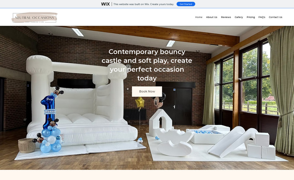 Neutral Occasions:  Neutral Occasions is a family-run company that is passionate about making special moments. We migrated that website from Shopify to Wix with a new design website from scratch as per the client's requirements and provided maintenance support.