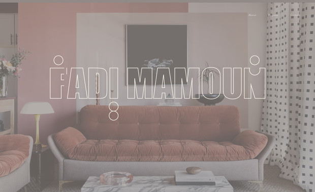 Studio Fadi Mamoun: Fadi Alnumaani is a California interior designer that specializes in minimal, modern designs with pops of color. His 3-page Wix website focuses mainly on his portfolio of projects ranging from bedrooms to restaurant interiors. We kept their design very minimal as to focus on the designs and also follow the branding of their design patterns.