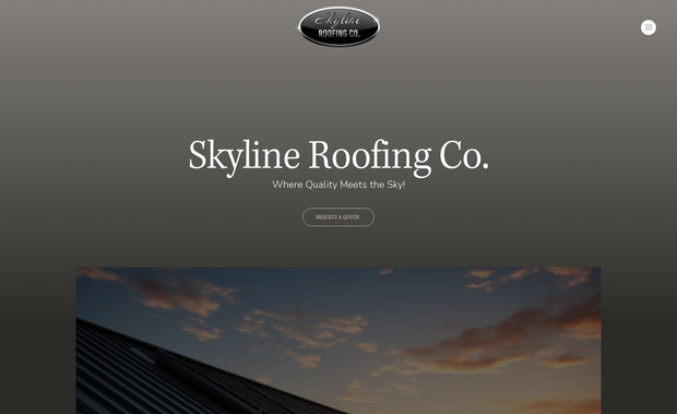 Skyline Roofing Co.: I designed this entire website, created the logo, added additional written content, setup basic SEO for every page, found and added all images on the site. 