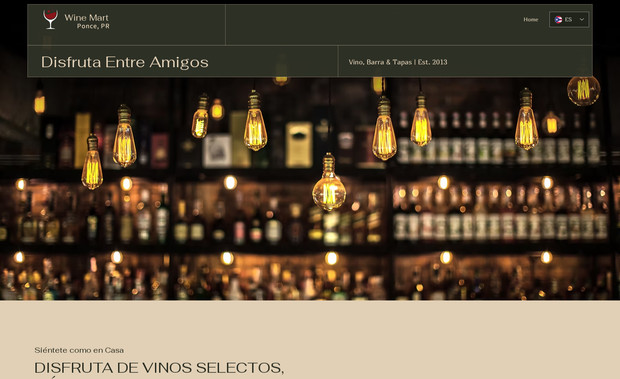 WineMart: Create a custom lightbox to get customer information first time that get into the website. Done with Velo by Wix.