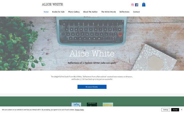 Alice White Writer: Full redesign, mobile optimisation and SEO