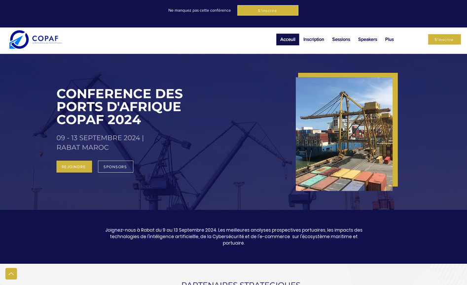 Conferencemaraitime: Complete site redesign project