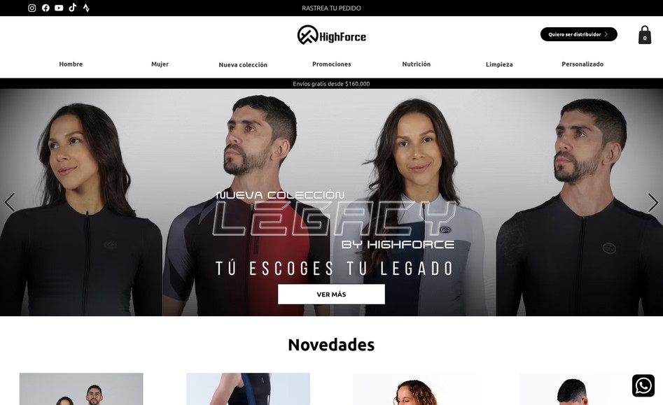 Highforce: Descubre Highforce Colombian apparel, tu tienda en línea especializada en ropa de ciclismo de alta calidad en Colombia.