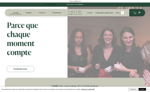 Saveurs Familiales: Designed and developed Saveurs Familiales’ website to showcase their Montreal-based catering business. The layout seamlessly introduces potential clients to the brand’s culinary expertise, featuring mouth-watering imagery and thoughtful content architecture. Through streamlined navigation, visitors can effortlessly explore their robust menu options and services. A dynamic blend of modern visuals and user-focused design underscores the high-quality offerings, ensuring a memorable digital experience that effectively communicates their passion for food and exemplary customer service.