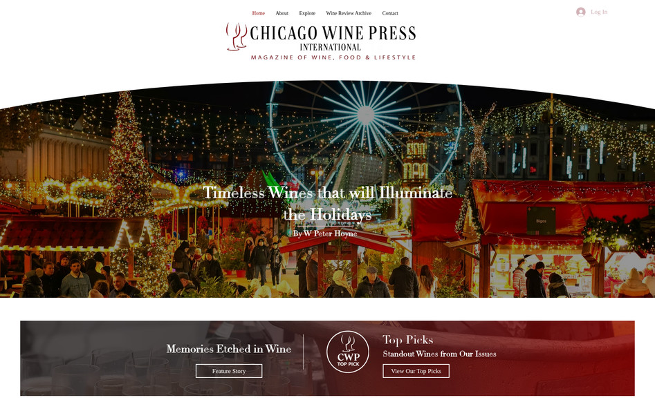 Chicago Wine Press: Advanced Website