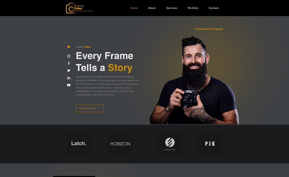FrameTales: At FrameTales, we bring your ideas to life through modern, high-performing websites that tell your brand’s story beautifully. We specialize in creating custom Wix websites that combine creativity, functionality, and user-friendly design.

Whether you need a sleek business site, portfolio, blog, or eCommerce store, we craft each project with attention to detail and a focus on results. From design to launch, we make sure your website looks stunning and performs flawlessly on every device.

✨ Services:
Custom Wix website design & redesign
Responsive layouts and mobile optimization
SEO setup and performance tuning
eCommerce store setup
Branding and visual storytelling

Let’s create something memorable. Your brand deserves a digital story worth sharing.
