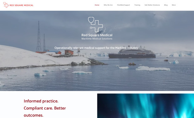 Red Square Medical: Redesigned the whole site over from another platform and SEO optimised.