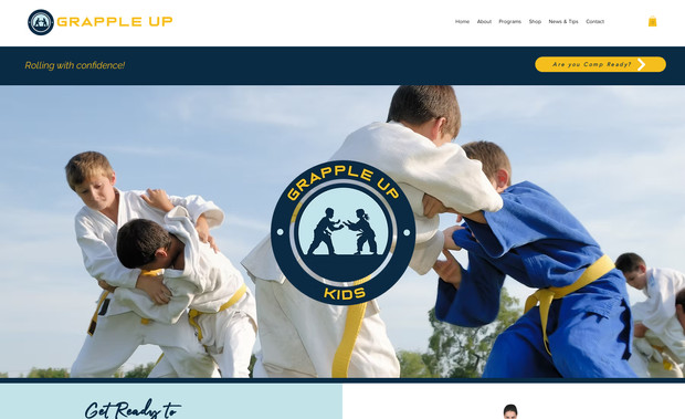 Grapple Up: Designed and built website including eCommerce store, logo refresh and designed merchandise.