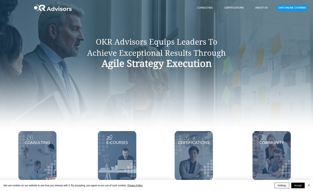 OKR Advisors: OKR Advisors is a full-service management consulting firm that has all the tools and support you need to achieve the highest level of organizational success.