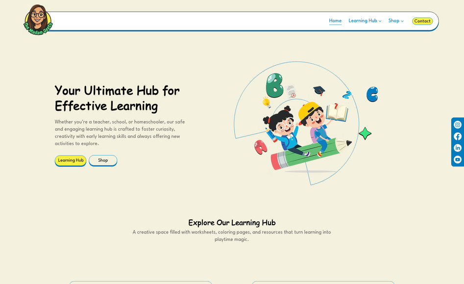 The Madam Geeta: Children educational content