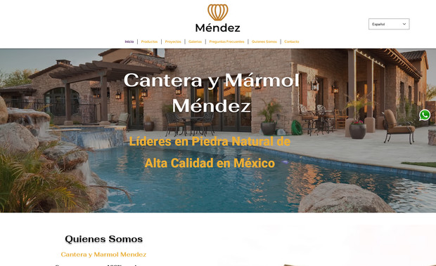 Cantera y Marmol Mendez: For Canteray Mármol Méndez, we have transformed their online presence with a fresh, more attractive website redesign. Our focus was to enhance the visual appeal and functionality, ensuring the new site is both mobile-friendly and user-centric. This strategic update provides an engaging and seamless experience for all users, showcasing their exquisite marble and custom rock work more effectively. The redesigned website now better reflects the high quality and craftsmanship that Canteray Mármol Méndez is known for in the construction services industry.


Para Canteray Mármol Méndez, hemos transformado su presencia en línea con un rediseño de su sitio web, más fresco y atractivo. Nuestro enfoque fue mejorar el atractivo visual y la funcionalidad, asegurando que el nuevo sitio sea amigable para dispositivos móviles y centrado en el usuario. Esta actualización estratégica proporciona una experiencia mas atractiva y fluida para todos los usuarios, mostrando de manera más efectiva su excelente trabajo en Mármol, Cantera y piedra natural . El sitio web rediseñado ahora refleja  la calidad y maestría por la cual Cantera y Mármol Méndez es conocido en la industria de servicios de construcción a nivel local, estatal, nacional e internacional. 
