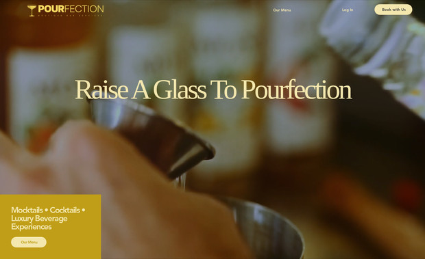 Pourfection: Every pour is beautifully garnished and styled to match your theme and aesthetic.