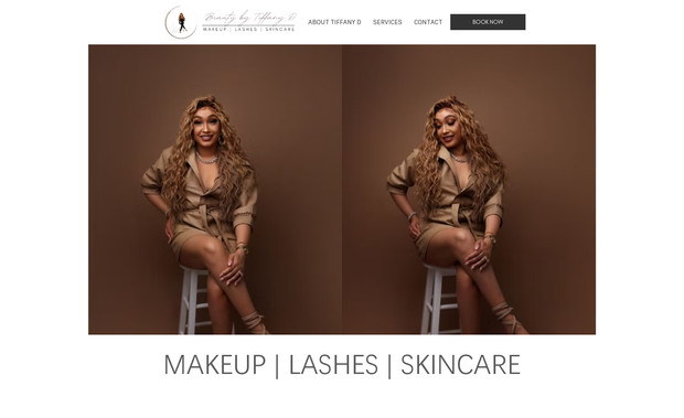 Beauty By Tiffany D: An elegant and chic website designed for Beauty By Tiffany D, showcasing their premium beauty and cosmetic services. The site features a polished design with detailed service listings, a gallery of before-and-after transformations, and easy appointment scheduling. The layout highlights Tiffany’s expertise and creates a luxurious online experience for clients seeking top-tier beauty treatments.