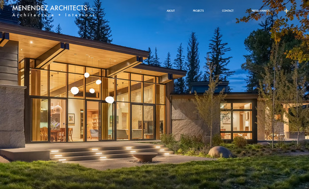 Menendez Architects: I work closely with the Menendez group to maintain the luxury, minimalistic feel of this website. I created the website with the goal of showcasing their incredible portfolio while allowing for easy updating. I continue to manage the website and have worked closely with the firm for over 5 years now. 