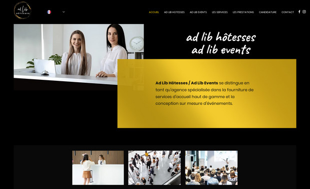 Ad Lib Hôtesses: Agence spécialisée dans la mise à disposition d'hôtesses pour vos événements.