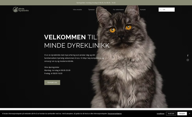 Minde Dyreklinikk : Several established veterinarians had decided to start their own clinic and contacted me in regards to designing and building their new site. As always I sat down with the client and got them to define their needs and goals. They wanted a page that didn't need too much updating, but a more static page that say who they are, what they specialise in and how to contact them.

As the vets are known vets in the area, it didn't take long until the page had lots of visitors and bookings. And as I recommended, we set up a Google business account to have customers rate them, and they have already a really good rating on Google and there are new ratings almost every week. 

The page and the clinic continues growing and it is a pleasure to be part of their journey!