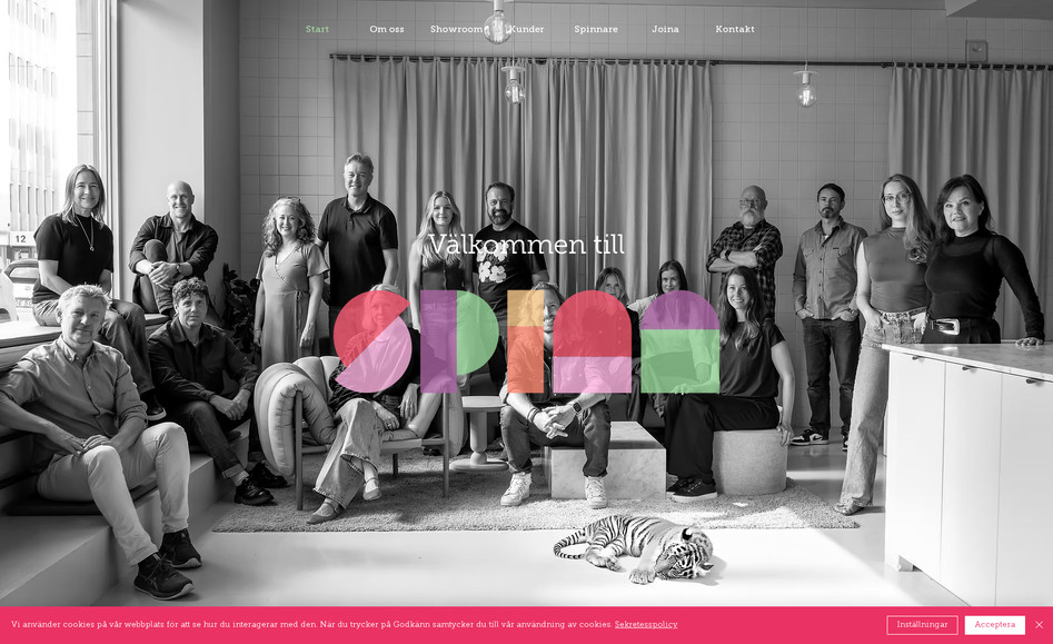 Spinn : Spinn är en ledande kommunikationsbyrå som skapar varumärken, kampanjer och digitala upplevelser som verkligen fastnar. Vi har utvecklat en modern, skräddarsydd webbplats som presenterar deras kreativa arbete på ett lekfullt, visuellt och konverterande sätt – byggd för att stärka både varumärket och kundresan.
