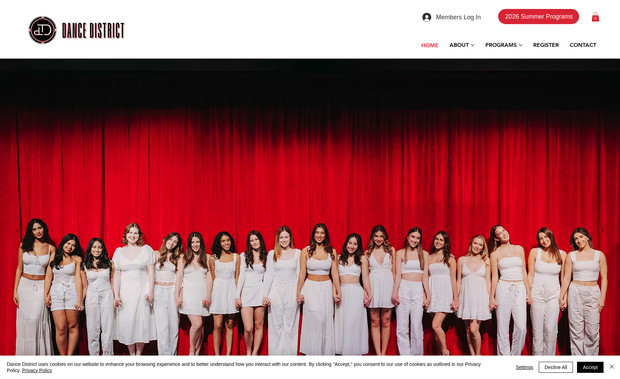 Dance District : TNT Marketing & Design was proud to lead the website design and development for Dance District, one of the GTA's premier dance training facilities. Our team worked closely with Dance District's management to bring their brand to life online with a modern, mobile-responsive, and user-friendly website that reflects the energy, creativity, and professionalism of their studio.

One of the key features we developed was a custom booking and class management system. This system allows students and parents to easily register for classes, view schedules, and manage their accounts, all through a secure, streamlined interface.