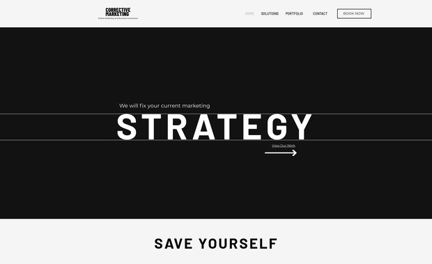 Corrective Marketing: Website Design