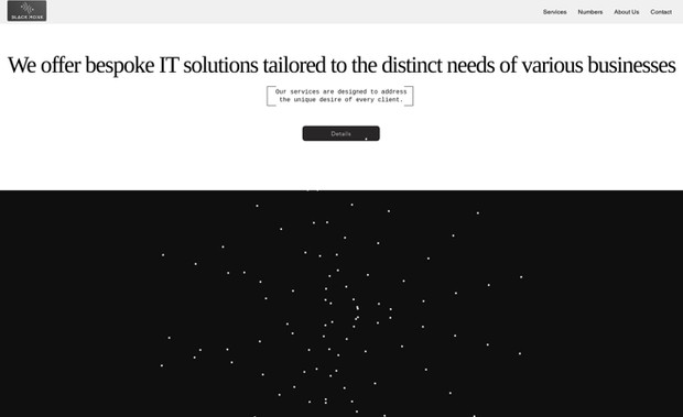 Black Monk Ltd: Website for an IT company